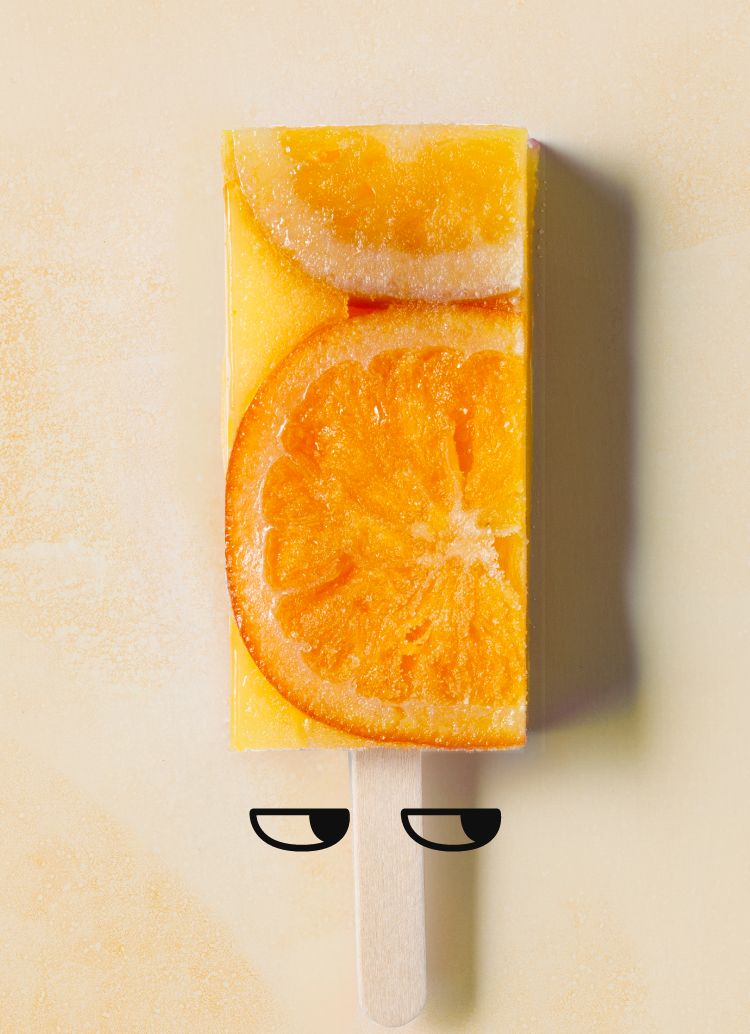 ずるい太陽のオレンジゼリーアイス